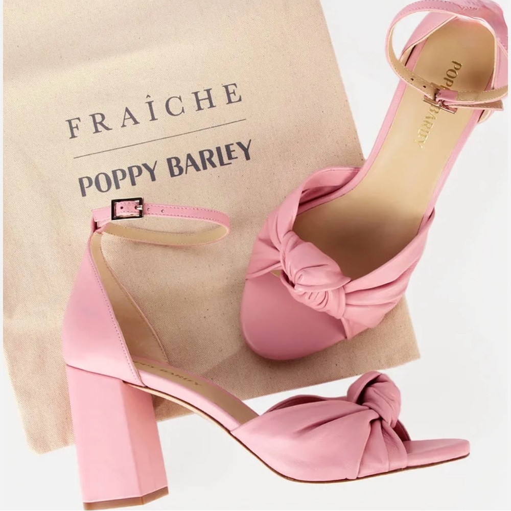Poppy Barley The Esther Heeled Sandal — Fraîche Rose / Size 8.5 - Picture 4 of 11